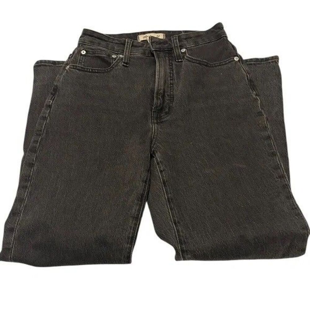Madewell The Curvy Perfect Vintage Jean Charcoal Wash Size 24